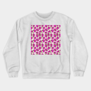 Pink Animal Print Crewneck Sweatshirt